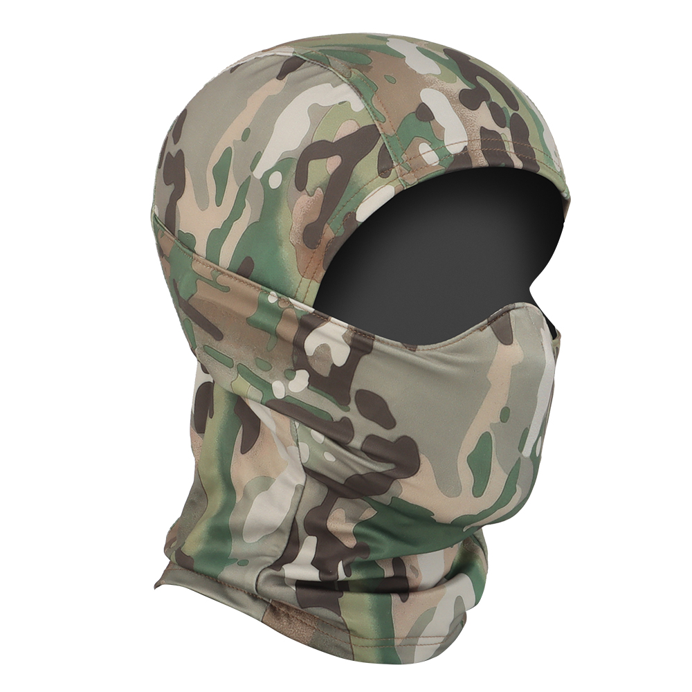 Tactical headgear Second generation silicone face mask camouflage riding sun protection windproof headgear - ortacical