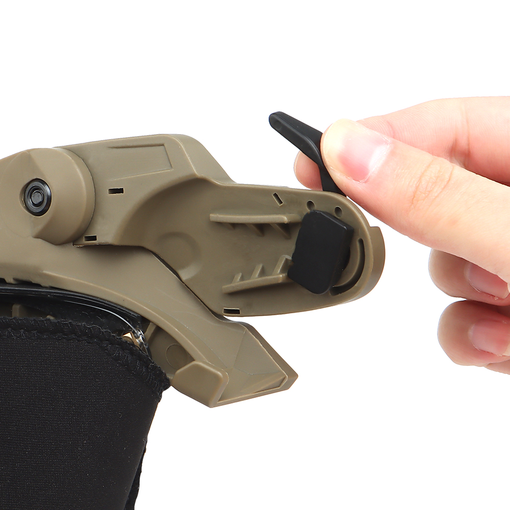 Tactical helmet hanging flipped goggles nylon body transparent PC material lens - ortacical