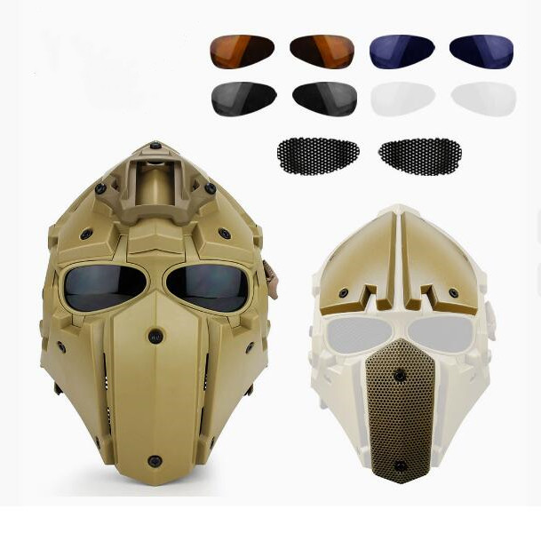The new tactical outdoor riding helmet mask with one head helmet - ortacical