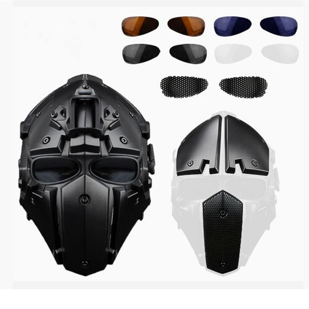 The new tactical outdoor riding helmet mask with one head helmet - ortacical