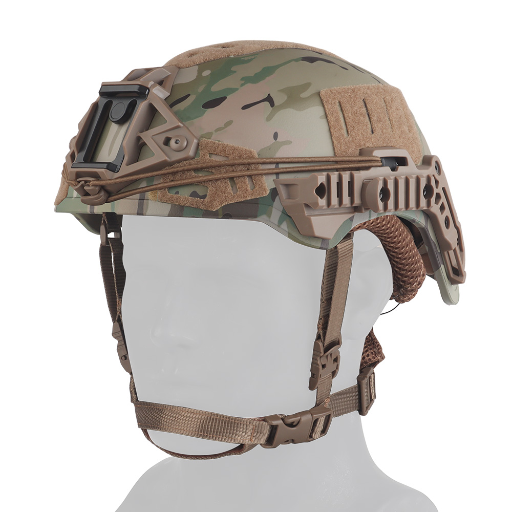Wendy 3.0 Camouflage helmet with adjustable head round knob double cushioned liner geometry helmet thickness - ortacical