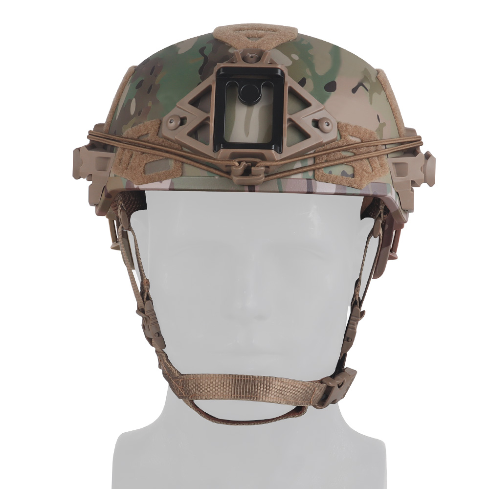 Wendy 3.0 Camouflage helmet with adjustable head round knob double cushioned liner geometry helmet thickness - ortacical