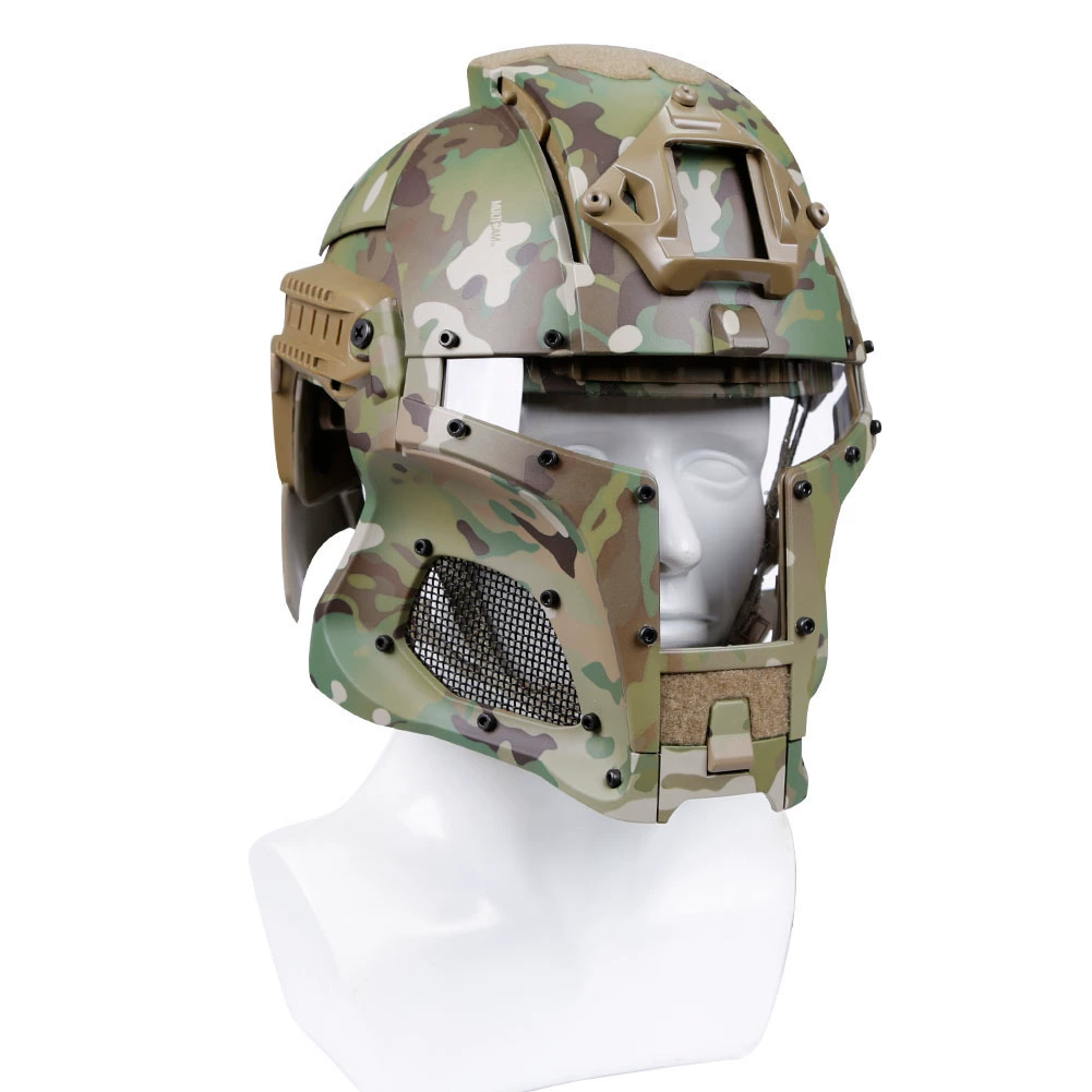 Medieval Iron Warrior helmet Tactical outdoor retro helmet - ortacical