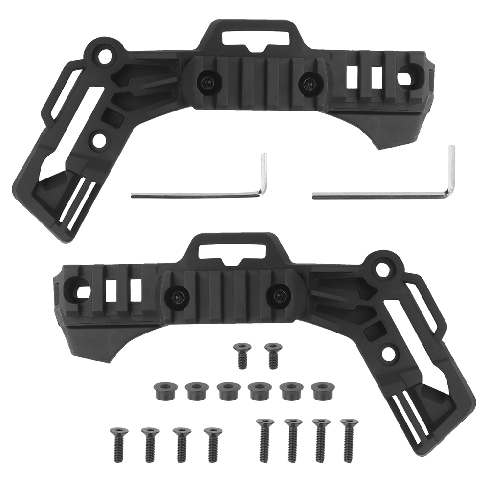 The TEAM WENDY 3.0 helmet accessory features extendable nylon rail tracks - ortacical