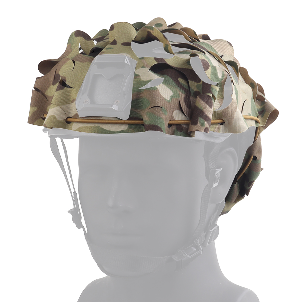 Tactical fast helmet Lightweight laser-cut CP Ghillie suit camouflage Bionic helmet - ortacical