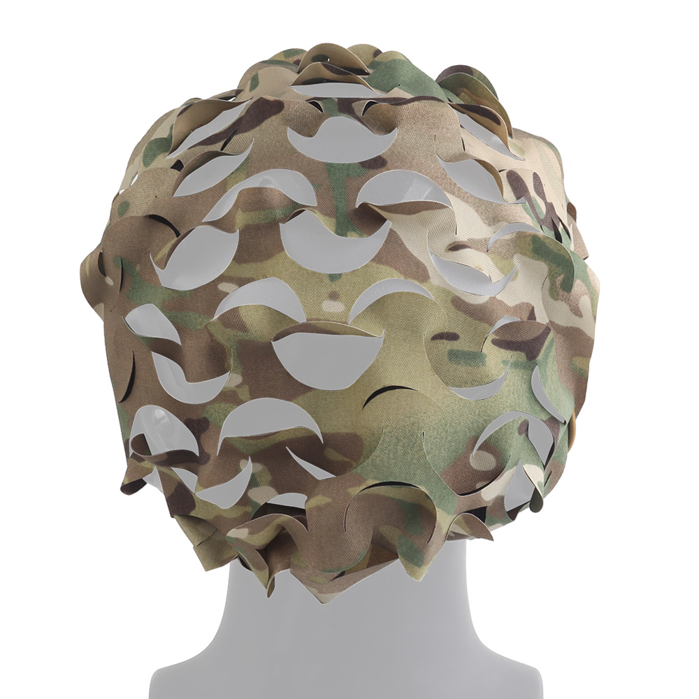 Tactical fast helmet Lightweight laser-cut CP Ghillie suit camouflage Bionic helmet - ortacical