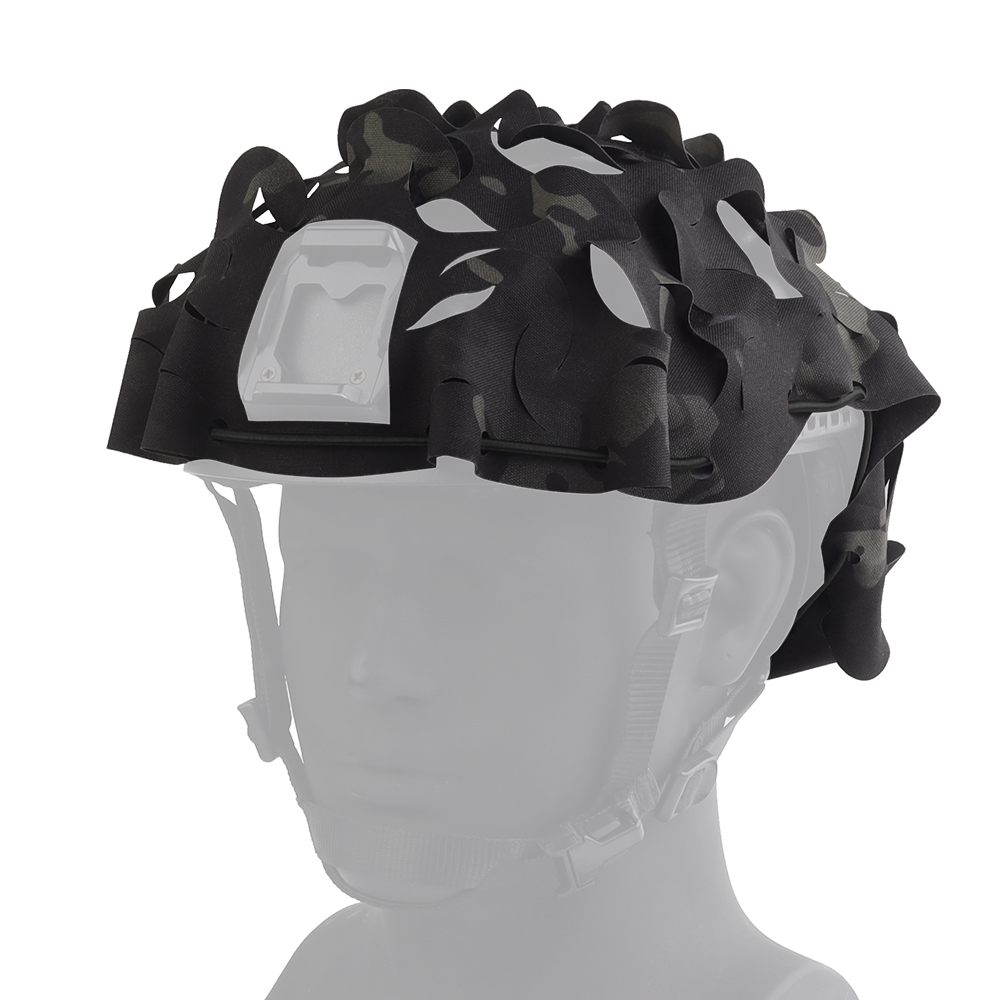 Tactical fast helmet Lightweight laser-cut CP Ghillie suit camouflage Bionic helmet - ortacical