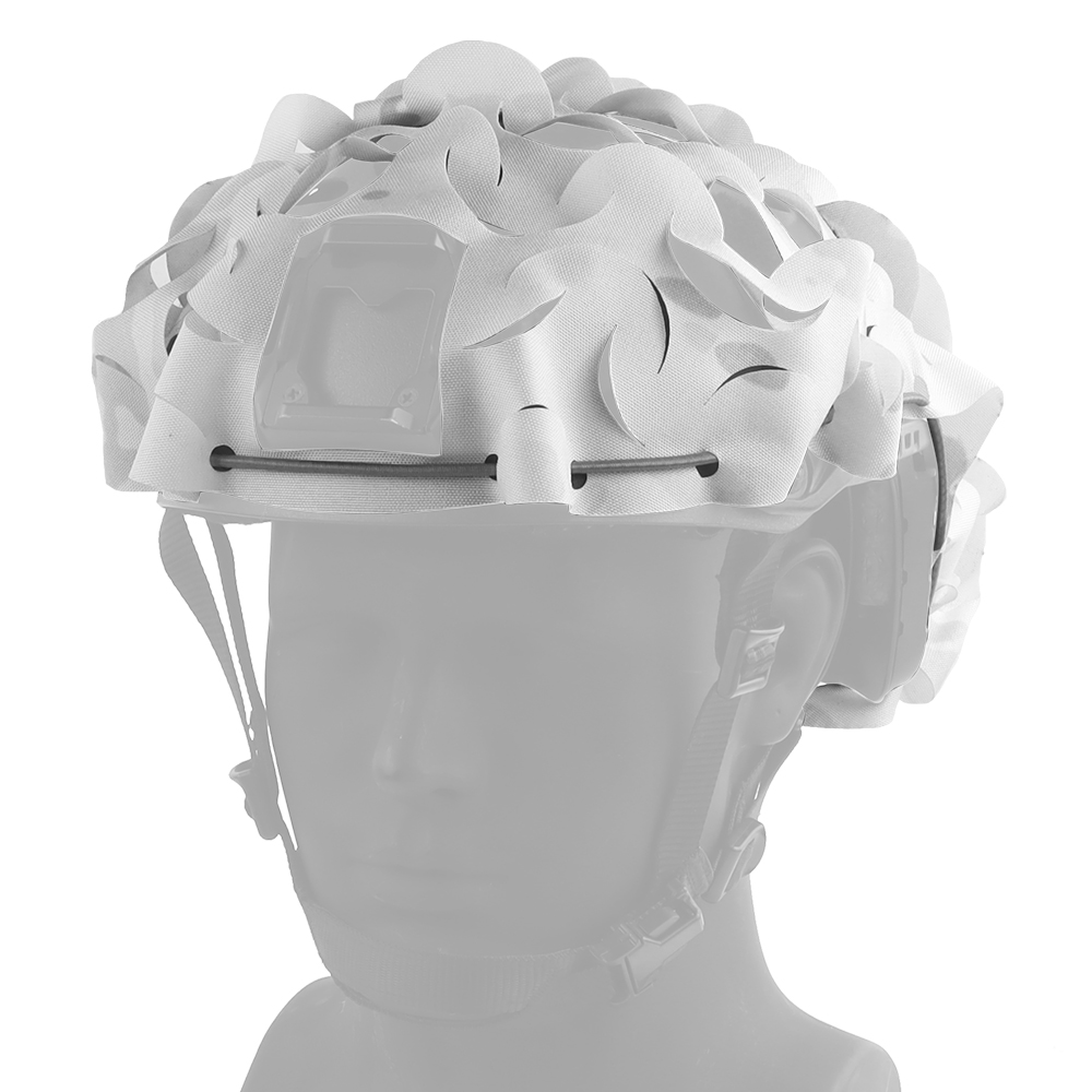 Tactical fast helmet Lightweight laser-cut CP Ghillie suit camouflage Bionic helmet - ortacical