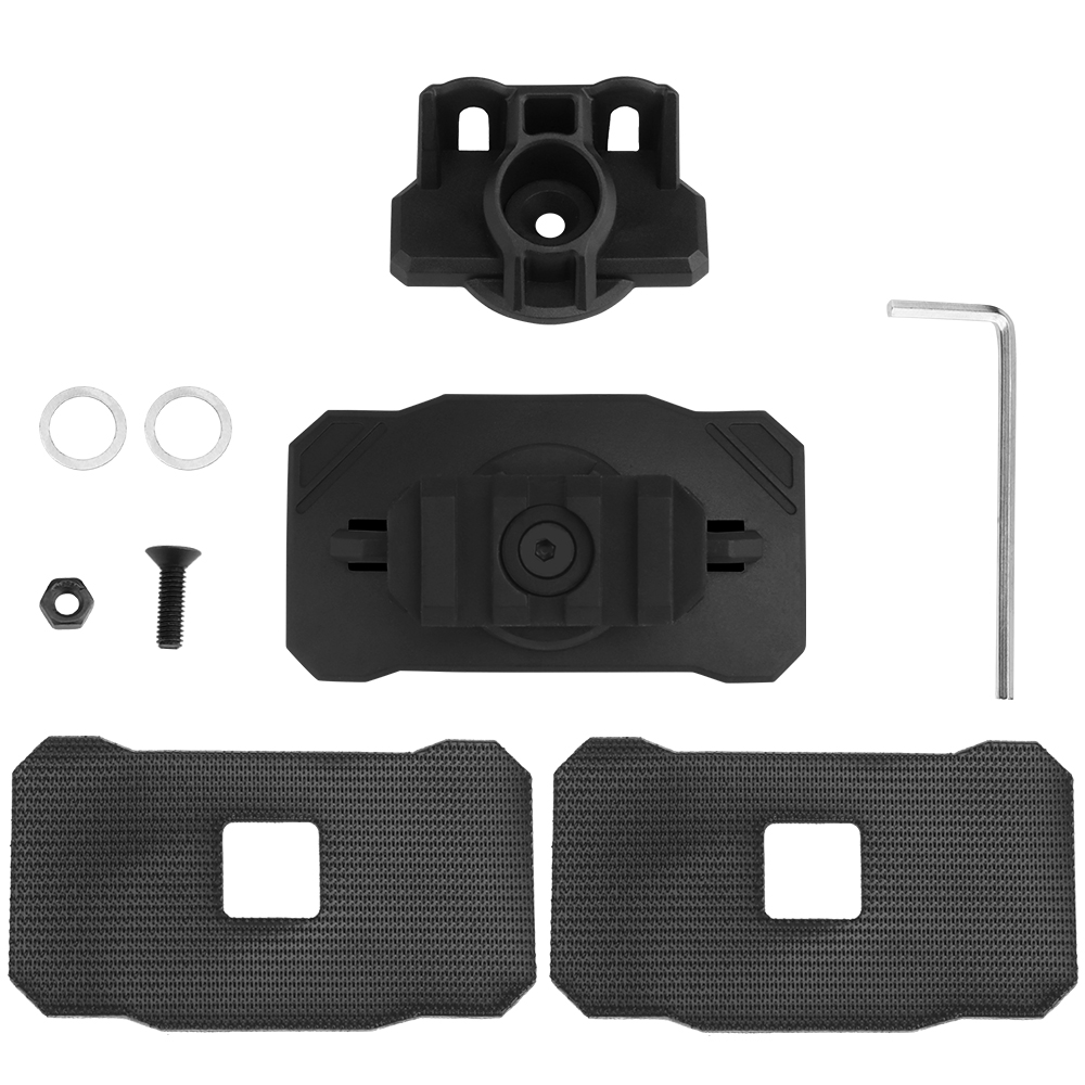 Universal helmet tactical headlight night vision can be mounted with a swivel base adapter Velcro - ortacical