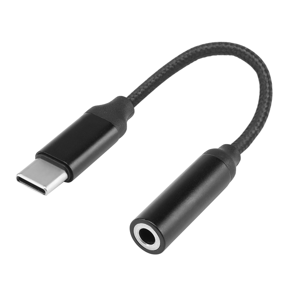 3.5mm headphone adapter cable metal shell high fidelity sound soft bend - ortacical