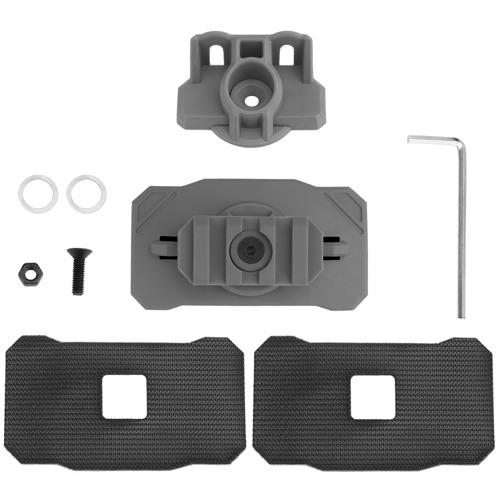 Universal helmet tactical headlight night vision can be mounted with a swivel base adapter Velcro - ortacical