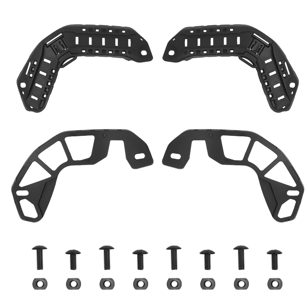 fast high-cut tactical helmet rail upgrade kit Nylon material surgical thread mask card hole - ortacical