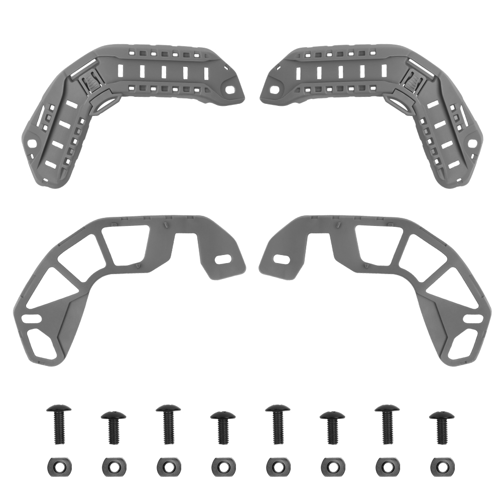 fast high-cut tactical helmet rail upgrade kit Nylon material surgical thread mask card hole - ortacical