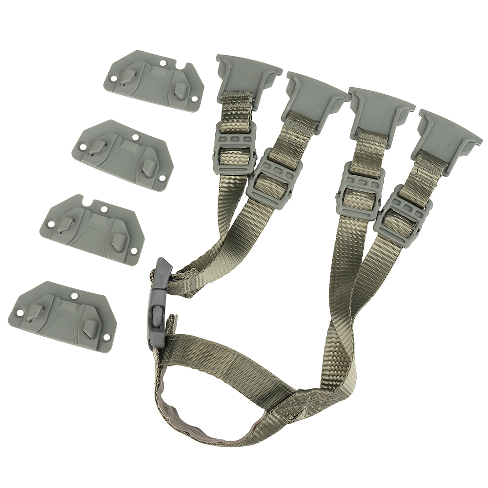 The tactical MK helmet has a nylon strap that is sturdy and durable - ortacical