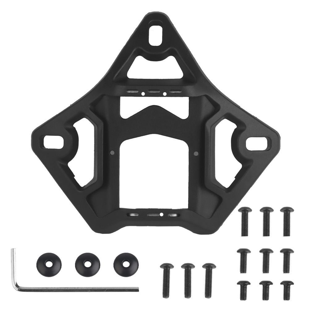 Lightweight night vision device stand tactical helmet squid dry base (3 holes) nylon material - ortacical