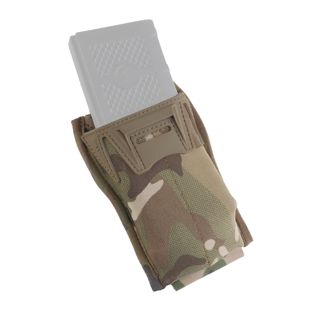 The K AR magazine case (5.56) features an open top funnel-shaped magazine slot with adjustable height spacing - ortacical