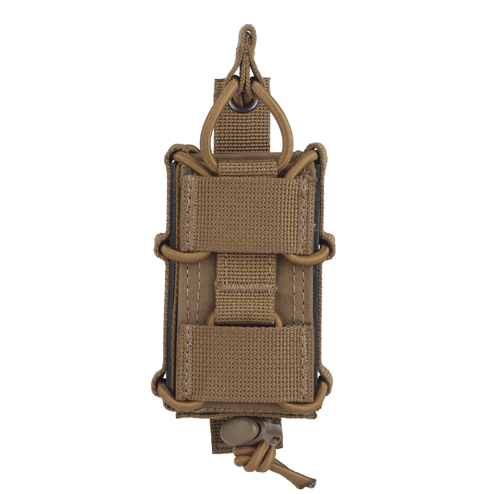 Tactical magazine bag elastic fixed pull rope Molle hanging bottom lock buckle - ortacical
