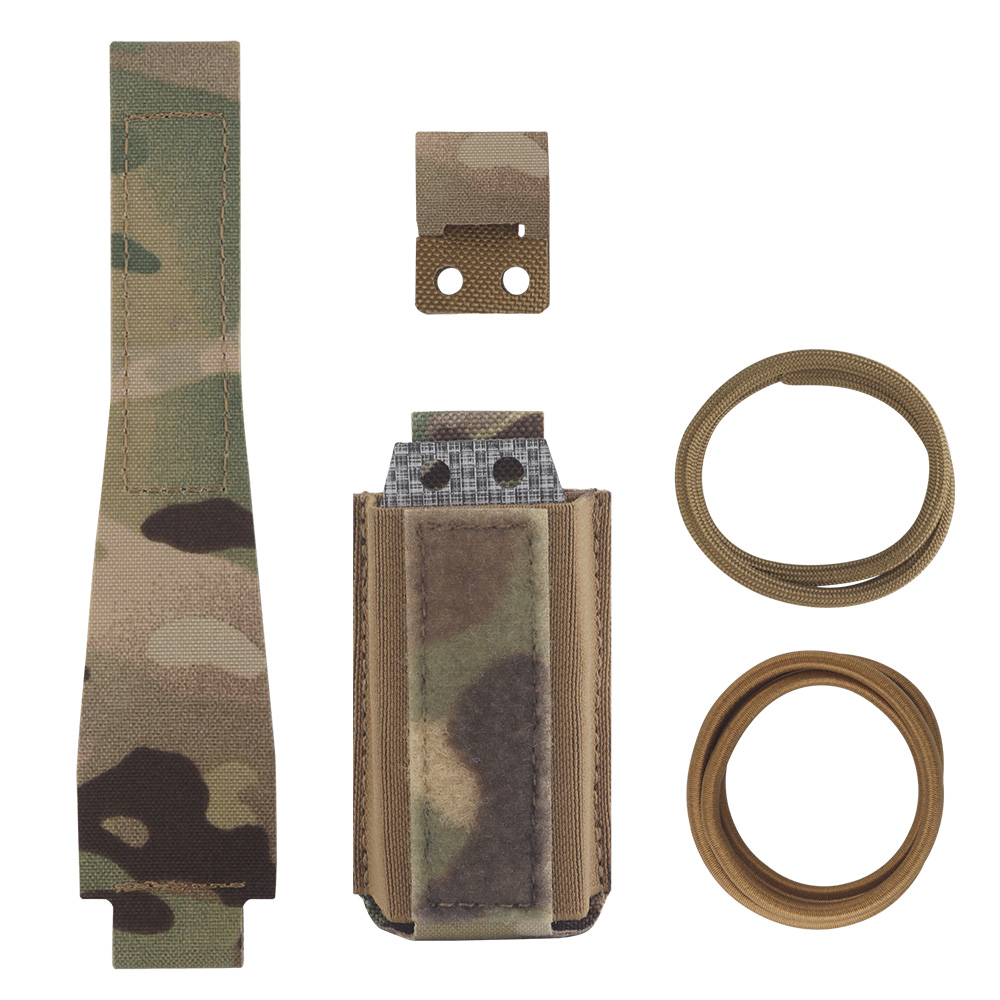 Single-link multi-functional pistol camouflage magazine bag, Mid-Ride style flip cover type - ortacical