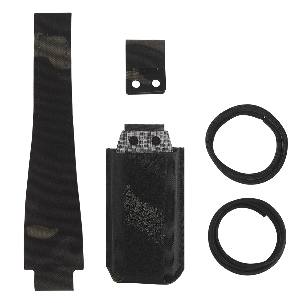 Single-link multi-functional pistol camouflage magazine bag, Mid-Ride style flip cover type - ortacical