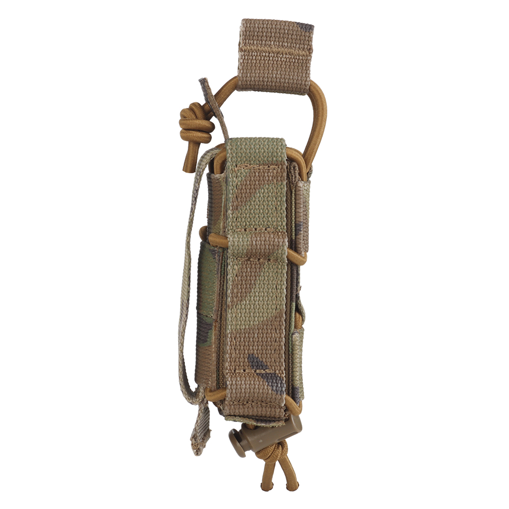 Tactical magazine bag elastic fixed pull rope Molle hanging bottom lock buckle - ortacical