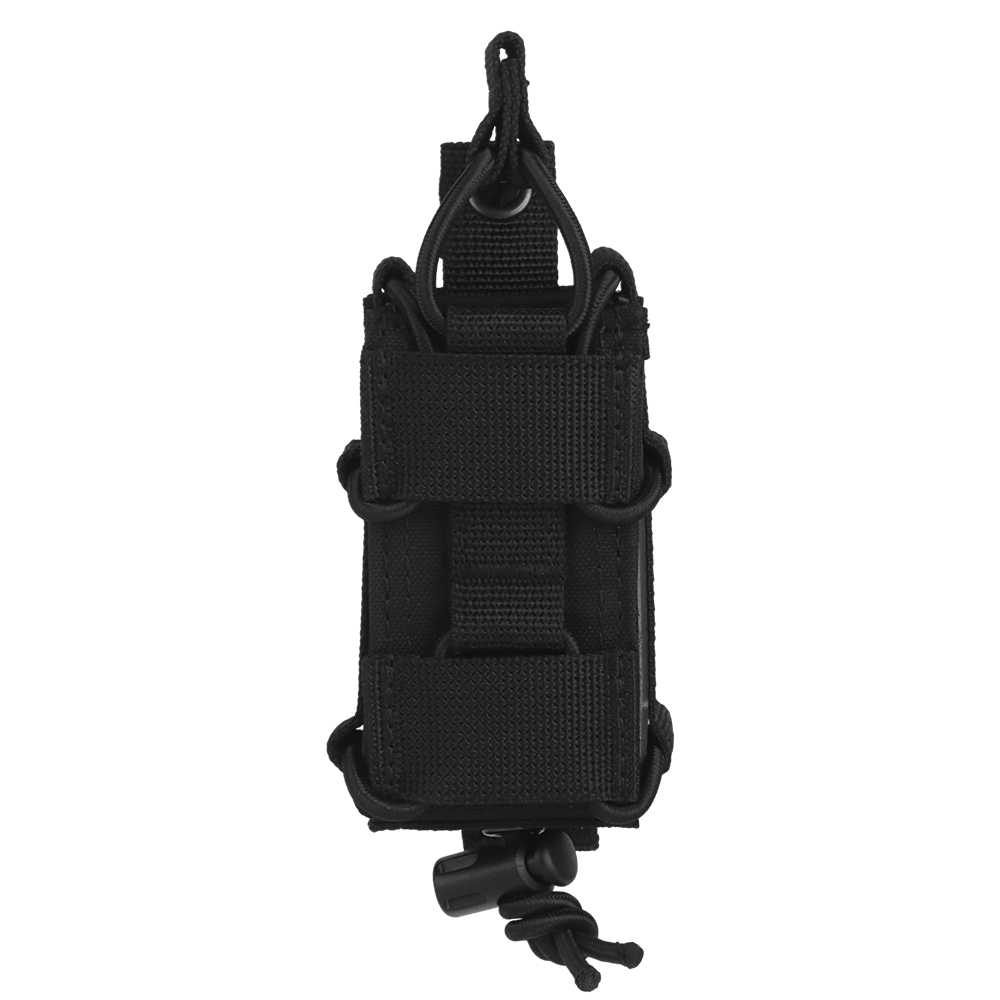Tactical magazine bag elastic fixed pull rope Molle hanging bottom lock buckle - ortacical