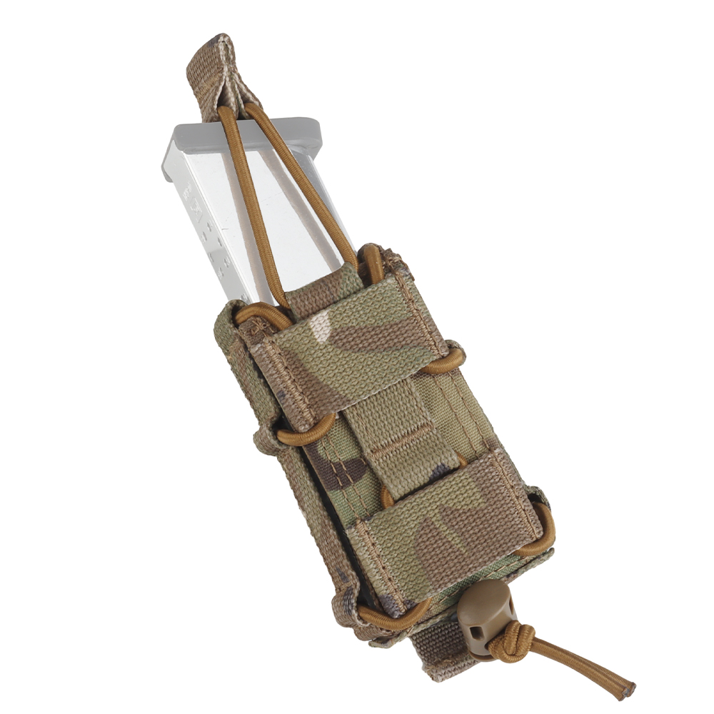 Tactical magazine bag elastic fixed pull rope Molle hanging bottom lock buckle - ortacical