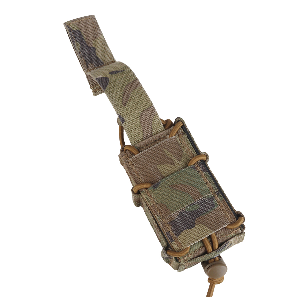 Tactical magazine bag elastic fixed pull rope Molle hanging bottom lock buckle - ortacical