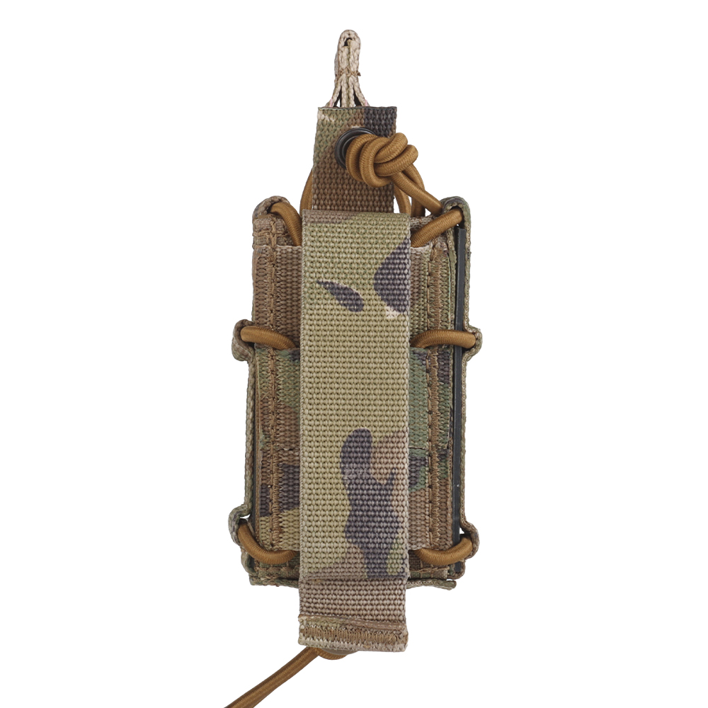 Tactical magazine bag elastic fixed pull rope Molle hanging bottom lock buckle - ortacical