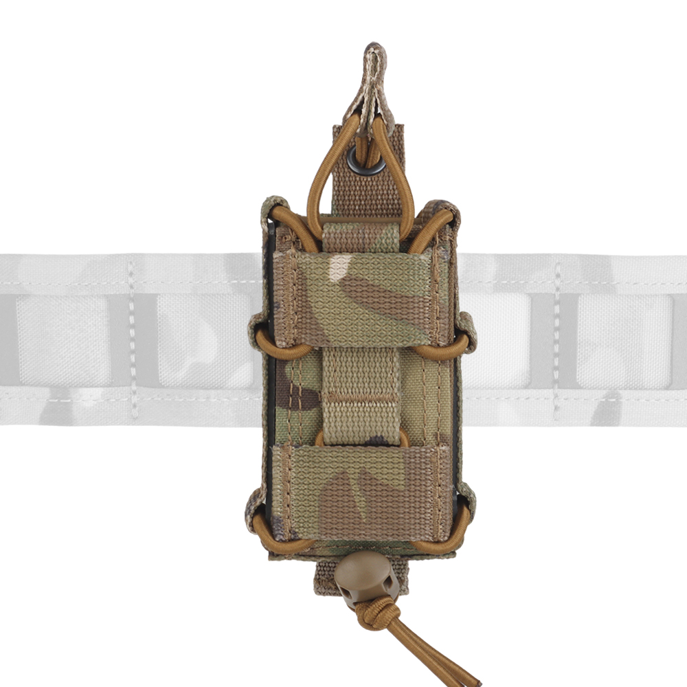 Tactical magazine bag elastic fixed pull rope Molle hanging bottom lock buckle - ortacical