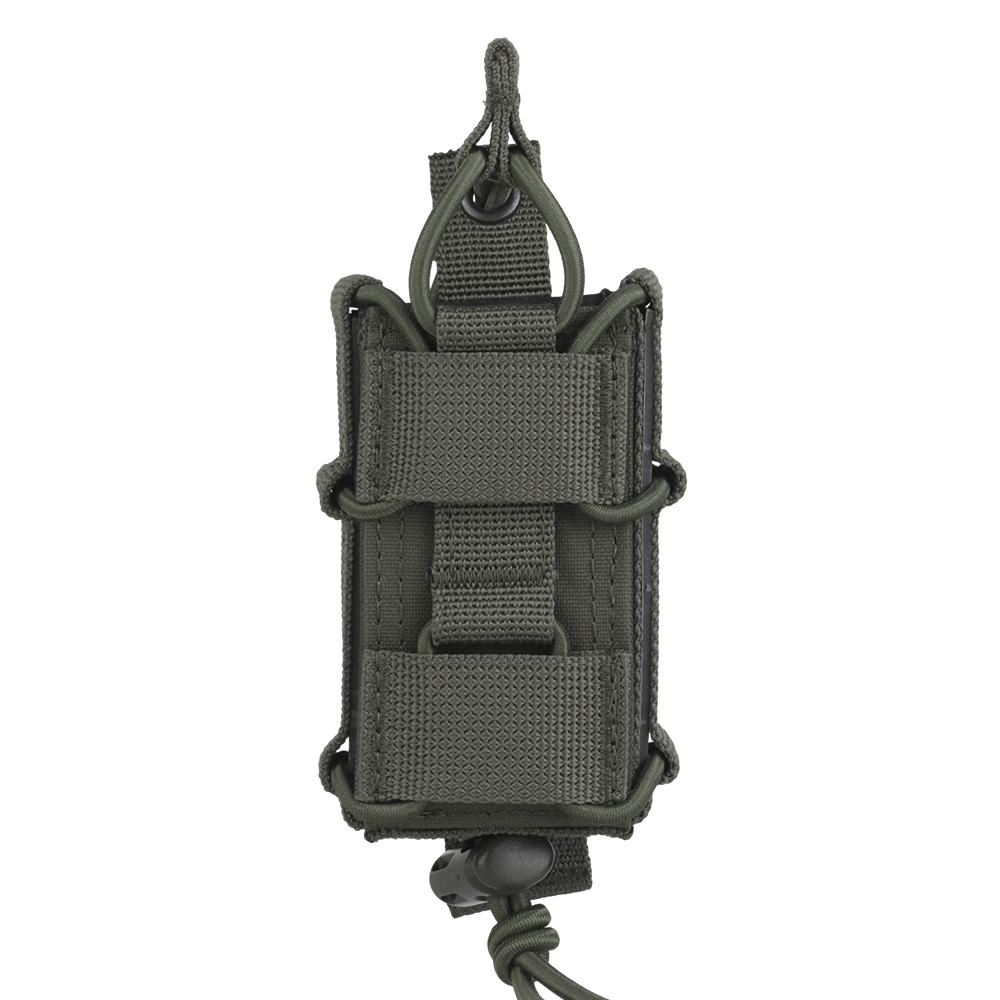 Tactical magazine bag elastic fixed pull rope Molle hanging bottom lock buckle - ortacical