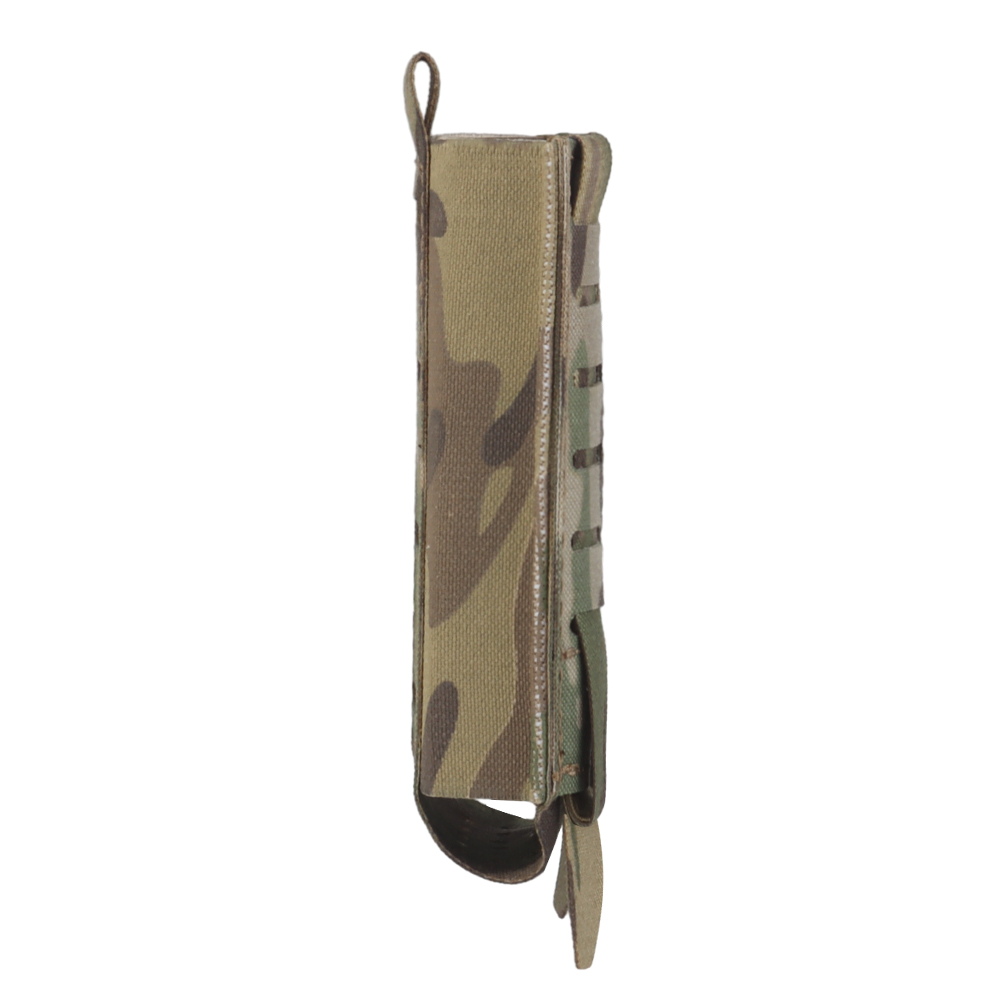 Laser cutting of the elastic fabric surface on both sides of the MOLLE overload on the back of the ARC V2 magazine bag - ortacical