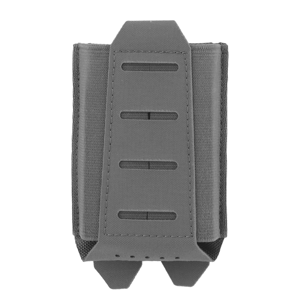 Laser cutting of the elastic fabric surface on both sides of the MOLLE overload on the back of the ARC V2 magazine bag - ortacical