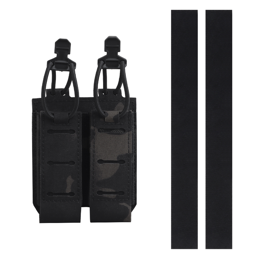 Attacker Double Pistol Magazine Pack 2.0 Gloves suitable for handle Velcro fixing strips - ortacical