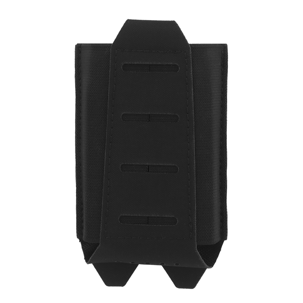 Laser cutting of the elastic fabric surface on both sides of the MOLLE overload on the back of the ARC V2 magazine bag - ortacical