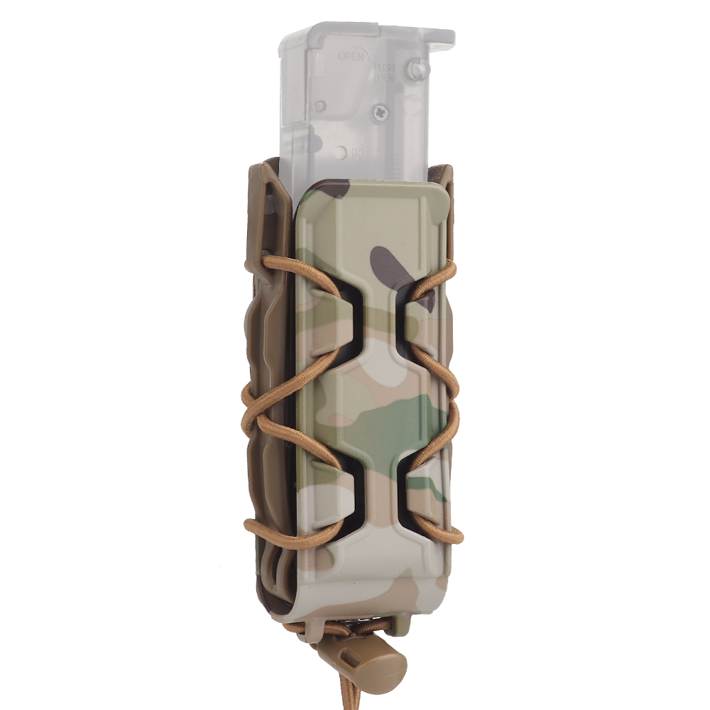 All-terrain magazine bag FOR 9mm/45acp elastic rope with adjustable size - ortacical