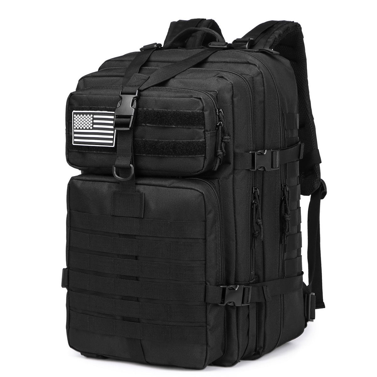 45L Military Tactical Backpack for Men and Women Army 3 Day Assault Pack Bag Large Rucksack with Molle System - ortacical