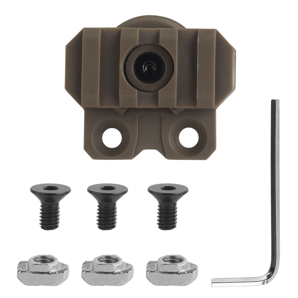 Tactical Helmet Tactical Signal Lighting Lamp 360-degree Base Adapter (M-LOK model) - ortacical