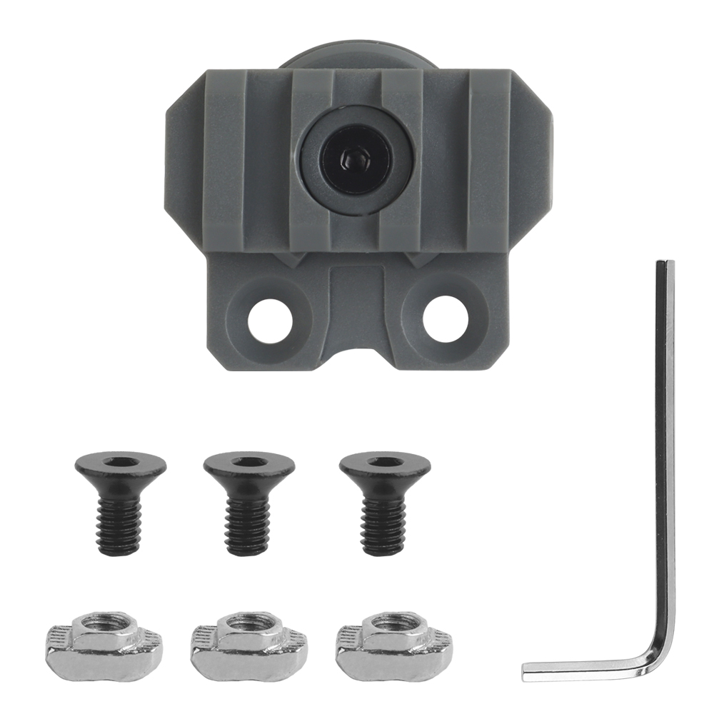 Tactical Helmet Tactical Signal Lighting Lamp 360-degree Base Adapter (M-LOK model) - ortacical