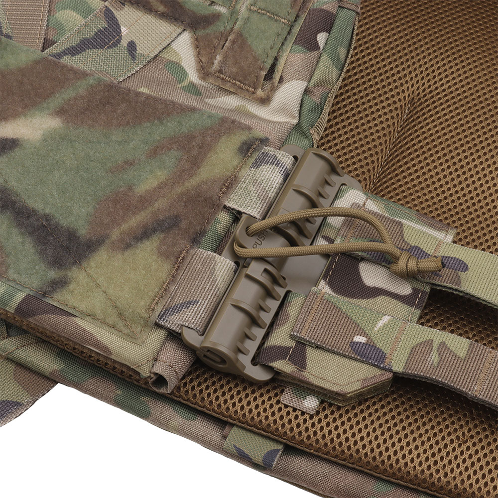 KZ tactical vest with quick-release design, adjustable scale shoulders, MOLLE system protective vest - ortacical