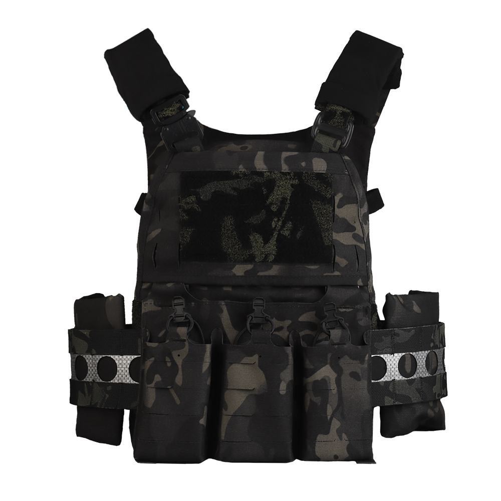 The V5 PC quick-release tactical vest is equipped with a multi-functional MOLLE back zipper system - ortacical