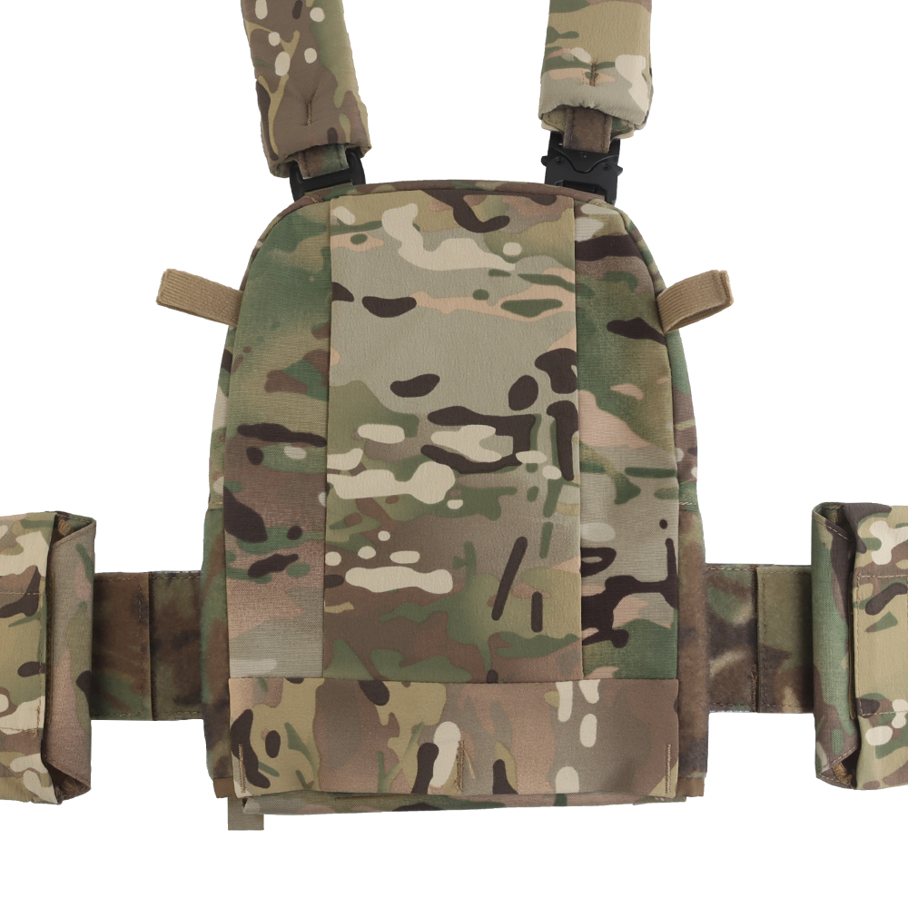 The V5 PC quick-release tactical vest is equipped with a multi-functional MOLLE back zipper system - ortacical