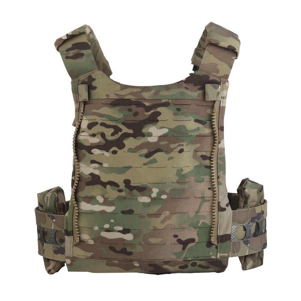 The V5 PC quick-release tactical vest is equipped with a multi-functional MOLLE back zipper system - ortacical