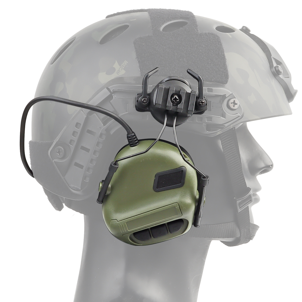 Helmet-mounted noise-cancelling headphones, fifth-generation chip tactical headphones - ortacical