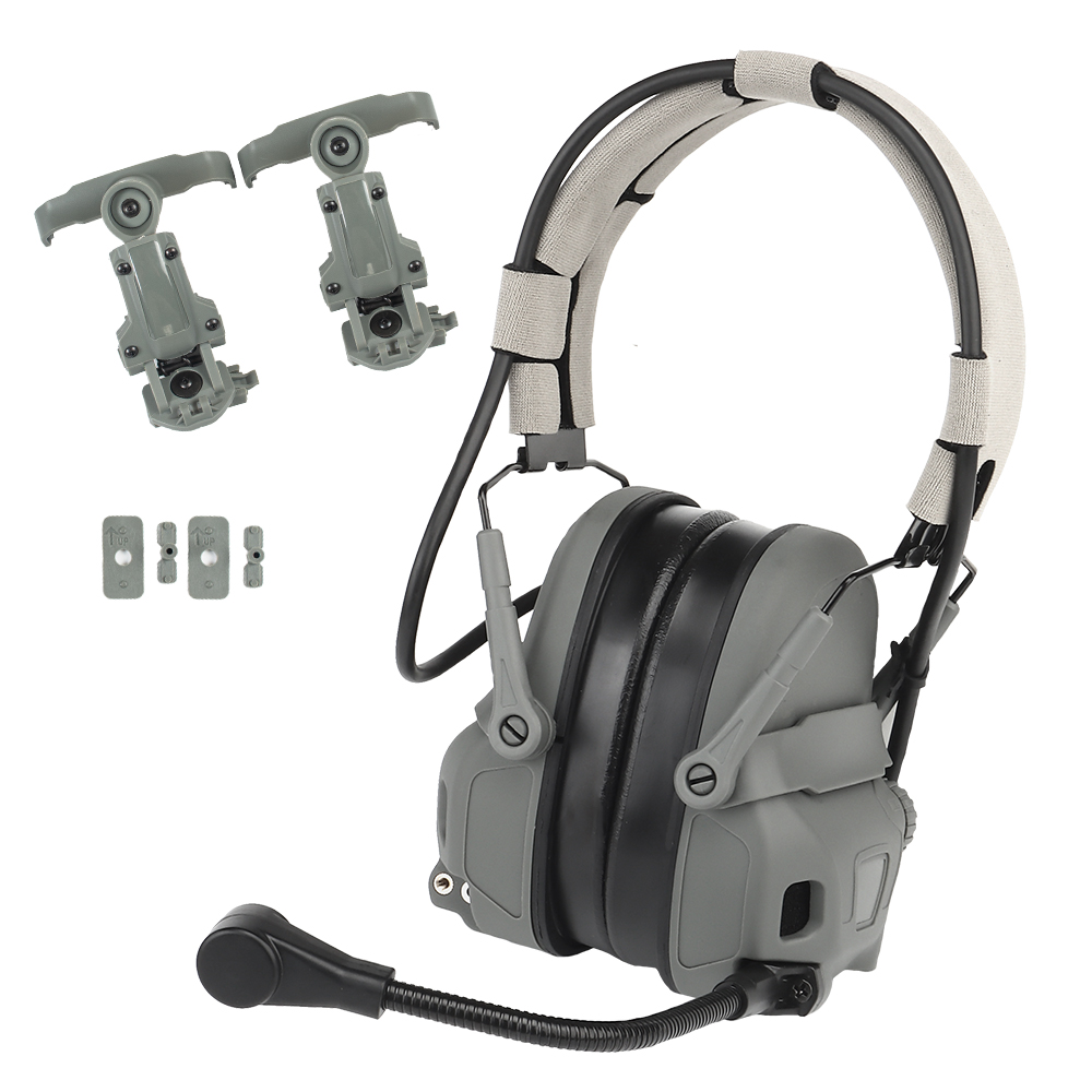 The Gen6 noise-cancelling tactical headphone battery is compatible with both helmets and headwear - ortacical