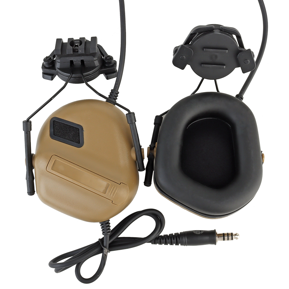Helmet-mounted fifth-generation chip tactical headphones without sound pickup and noise reduction - ortacical