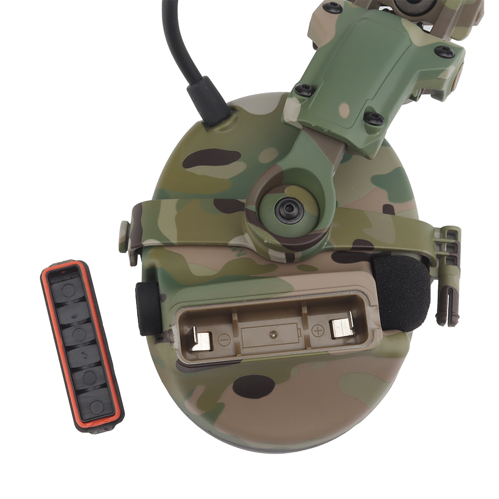 The tactical headphone helmet model (noise pickup and cancellation version) Tactical headphone rail adapter kit is adjustable - ortacical
