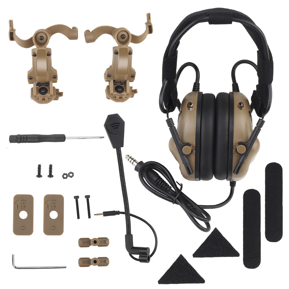 The fifth-generation noise-cancelling headphones, electronic noise-cancelling protection, shooting and hunting tactical headphones are foldable - ortacical