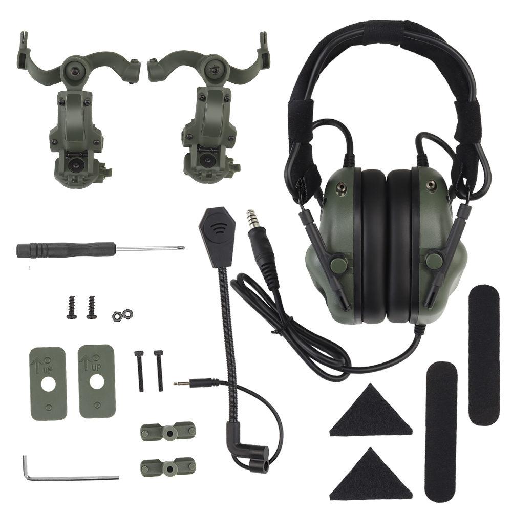 The fifth-generation noise-cancelling headphones, electronic noise-cancelling protection, shooting and hunting tactical headphones are foldable - ortacical