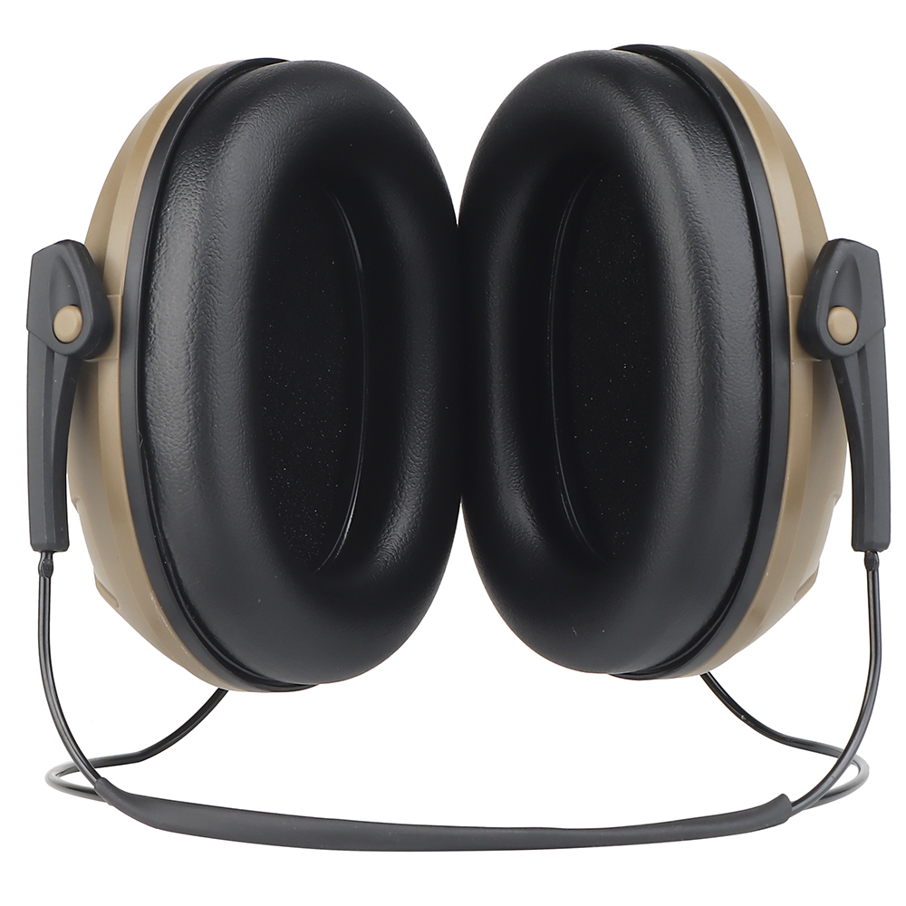 The rear-mounted noise-cancelling headphones feature IPSC tactical ear cups with multi-functional adaptation to protect the ears and reduce noise - ortacical
