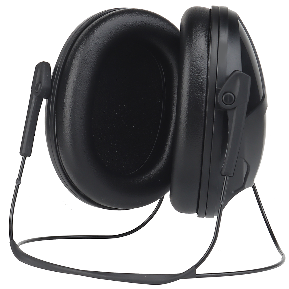 The rear-mounted noise-cancelling headphones feature IPSC tactical ear cups with multi-functional adaptation to protect the ears and reduce noise - ortacical